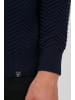 INDICODE Troyer IDBanjamon 35546MM Strickpullover mit Troyerkragen in dunkelblau