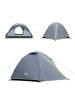 COFI 1453 Nils 3-Personen Campingzelt – leicht & wetterfest mit Moskitonetz in Grau