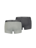 Puma Boxershort 2er Pack in Grau/Schwarz