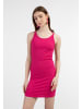 myMo Damen Minikleid Aus Rippstrick in Pink