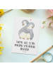 Mr. & Mrs. Panda Postkarte Liebe Tanten mit Spruch in Weiß