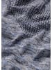 GOLDNER Kurzgröße:  Pullover mit Glanzgarn in blau / melange