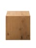 home24 home24 Beistelltisch (1er Set) - Eiche Schwarz - MDF furniert - 40.0 x 40.0 x 40.0 cm in Eiche