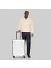 Bergpfeil Travel 4-Rollen Trolley M 66 cm mit Dehnfalte in ice white metallic