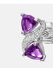 Diamant L'éternel Ohrringe aus 375 Weißgold mit Diamant mit Amethyst