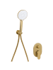 Beliani 2-set Wannenarmaturen TINGUIRIRICA in Gold