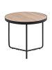 Beliani 2er-Set Couchtisch MELODY in Braun/Schwarz