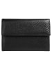 Samantha Look Geldbörse echt Leder in schwarz