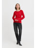 b. young BYMOBBE RAGLAN JUMPER - slim fit in Haute Red Mix