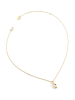 Guess Damen-Kette Oval Crystal Goldfarben