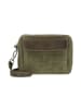 Cowboysbag Carlyle Umhängetasche Leder 20 cm in army green-olive