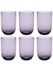 like. by Villeroy & Boch 6er Set Longdrinkbecher Like Glass 385 ml in Lavender