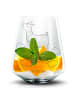 Mr. & Mrs. Panda Tumbler Glas Lama Regenbogen ohne Spruch in Transparent