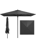 COSTWAY Sonnenschirm Alu 300 x 300 cm in Grau