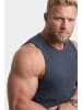 Men Plus Tank Top in navy blau