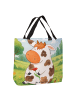 Mr. & Mrs. Panda Tasche Kuh Design ohne Spruch in Weiß