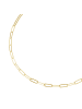 Smart Jewel Collier Ovale Glieder Als Mittelteil in Gold