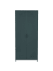 Beliani Kleiderschrank VARNA in Grau - (W) 76 x (H) 171 x (L) 50 cm
