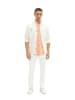 Tom Tailor Halbarmhemd in orange white chambray