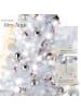 tectake Christbaum künstlich Tannenbaum 140-180cm  Weiß