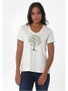 Organication T-Shirt "WOR13320" in Cremeweiß