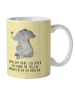 Mr. & Mrs. Panda Kindertasse Elefant Biene mit Spruch in Gelb Pastell