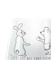 Mr. & Mrs. Panda Gravur Windlicht Hase Igel mit Spruch in Transparent