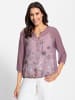 WITT WEIDEN Bluse in mauve-bedruckt