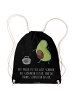 Mr. & Mrs. Panda Jutebeutel Avocado Tanzen mit Spruch in Schwarz