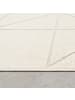 KADIMA DESIGN Outdoor Teppich Unifarben Geometrisch Balkon, Terrasse in Creme