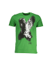 cavalli CLASS Grün Baumwolle Herren T-Shirt