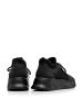 Wittchen Kunstleder-Sneaker mit Fellbesatz in Black
