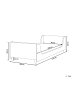 Beliani Einzelbett LAYE in Rosa/Braun - (W) 100 x (H) 58 x (L) 216 cm