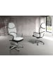 Angel Cerdá Büro-Drehstuhl 4142 in Grau / Weiß / Stahl – (B)64 x (H)69 x (T)118 cm