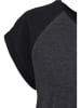 Urban Classics Urban Classics Damen Ladies Contrast Raglan Tee in charcoal/black