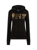 Boxeur des Rues Sweatjacke Basic Logo Full Zip in Black-Gold