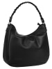 Samantha Look Handtasche echt Leder in schwarz