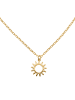 Steel_Art Halskette Damen mit Sonne Mirel goldfarben in goldfarben
