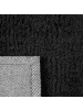 Beliani Shaggy DEMRE in Schwarz - (W) 140 x (H) 2 x (L) 200 cm