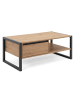 CALICOSY Couchtisch DENVER in Eichenholz - (W) 100  x (H) 40  x (L) 55  cm