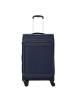 D&N Travel Line 9504 4 Rollen Trolley M 67 cm mit Dehnfalte navy