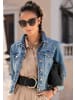 LASCANA Jeansjacke in blue-denim