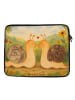 Mr. & Mrs. Panda Laptoptasche Schnecken Liebe Design ohne Spruch in Weiß
