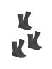 Hudson Socken Simply³ 3-Pack in Grau-mel.
