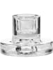 IB Laursen Kerzenhalter GLAS RUND für 1 DÜNNE Kerze 5x3,5 cm