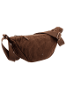 Prato SC06 zeitlose Crossbody Bag aus Breitcord Moonbag in mocha