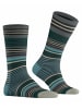 Burlington Socken Stripe in Black