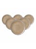 Ritzenhoff & Breker 6er Set Speiseteller Natura in ø 26 cm in Creme
