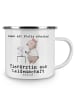 Mr. & Mrs. Panda Camping Emaille Tasse Tierärztin Leidenschaft m... in Weiß