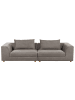Beliani 3-Sitzer Sofa LERMON in Braun - (W) 260 x (H) 59 x (L) 100 cm